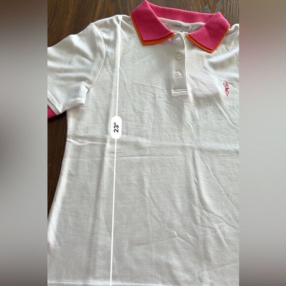 Coldwater creek shirt Breast Cancer Awareness women’s M Polo Super soft golf NWT - Picture 6 of 11